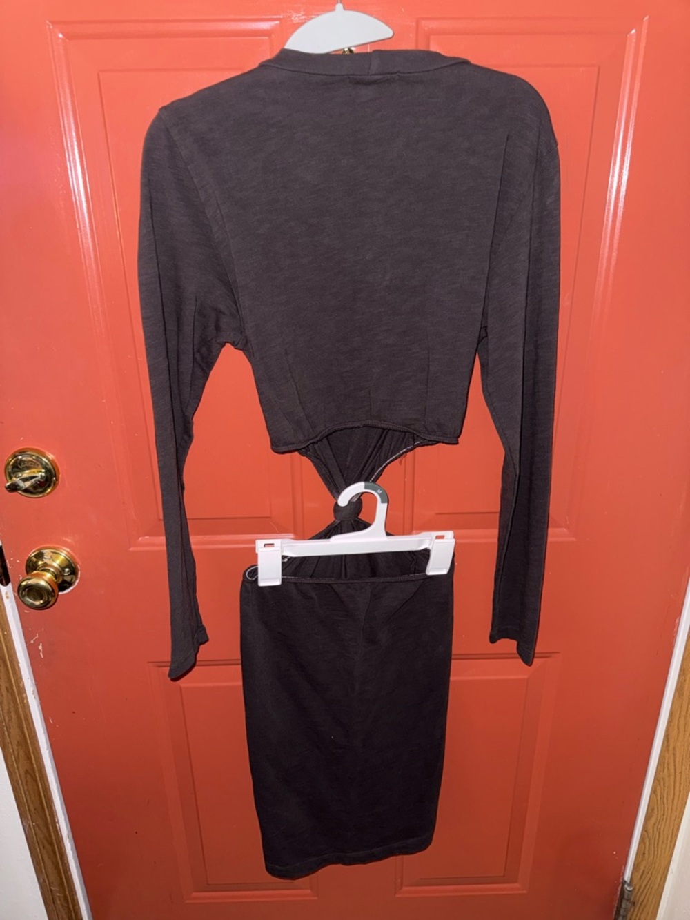 Long Sleeve Black Twist-Knot Dress
LNA - Picture 4 of 4